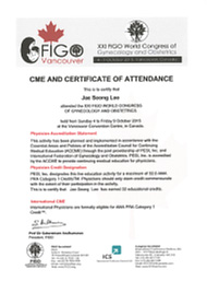 CME AND CERTIFICATE